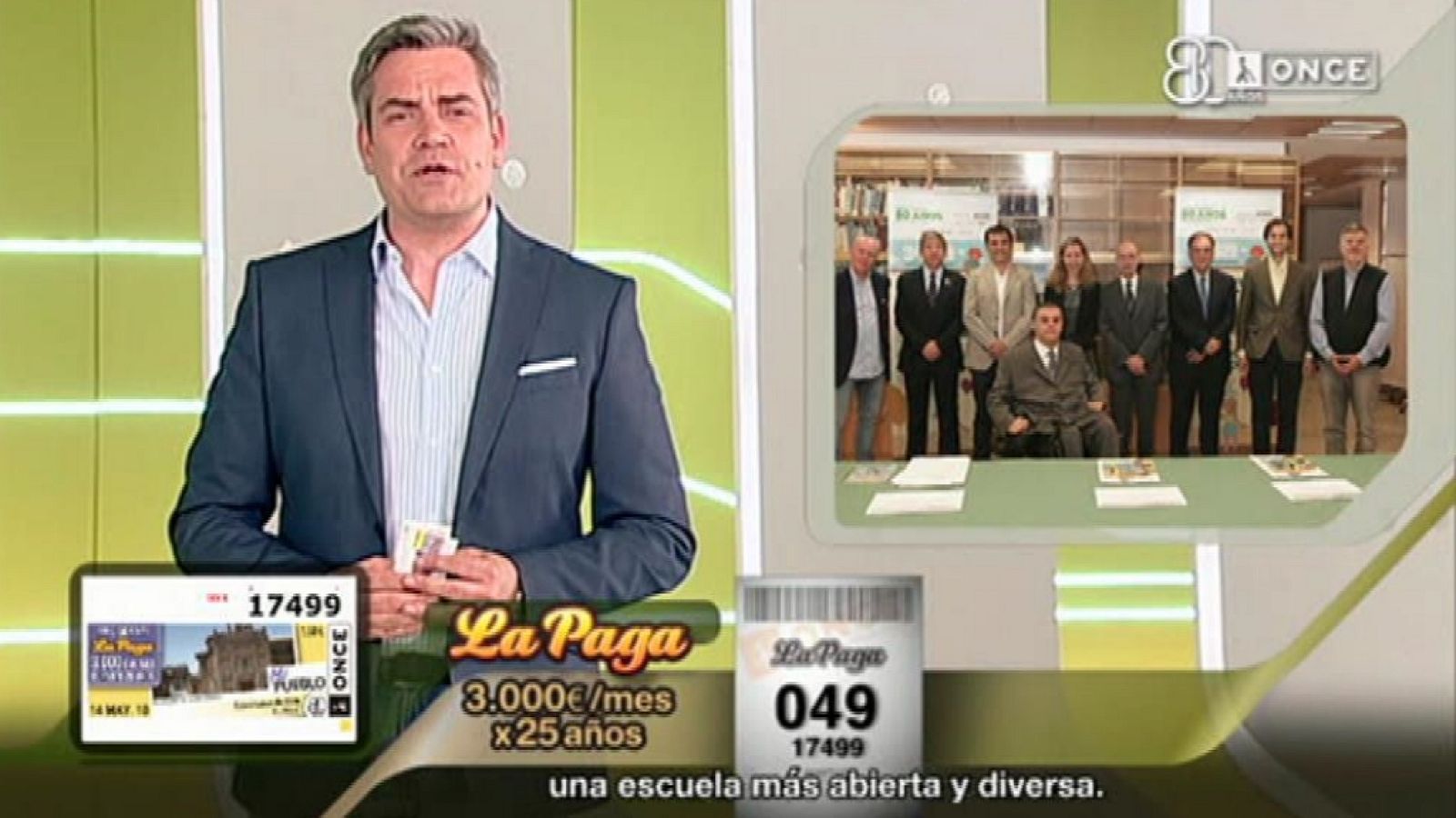 Sorteo ONCE - 14/05/18 - ver ahora