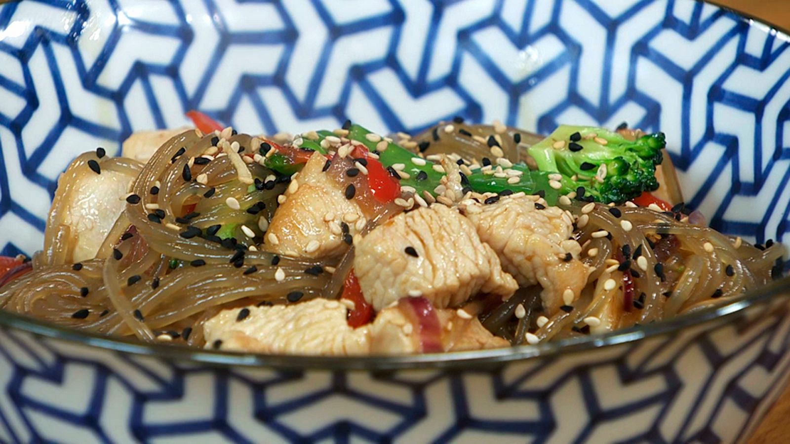 Torres en la cocina - Fideos de boniato con pavo