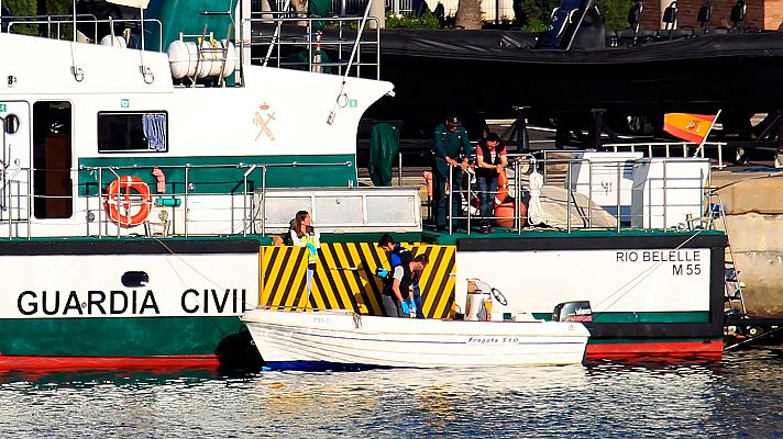 Telediario 1 - La lancha que causó la muerte de un niño en Algeciras no se utilizaba para el transporte de droga