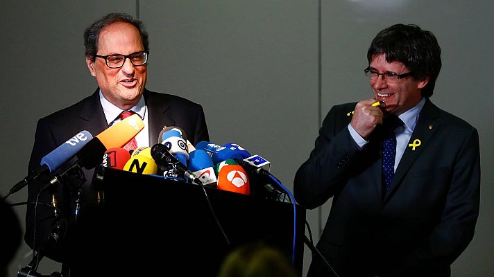 Informativo 24h - Puigdemont: "Torra tomará sus propias decisiones"