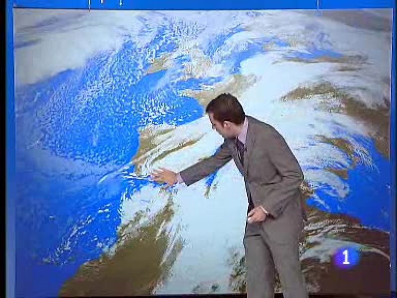 Lluvias y nevadas en la península