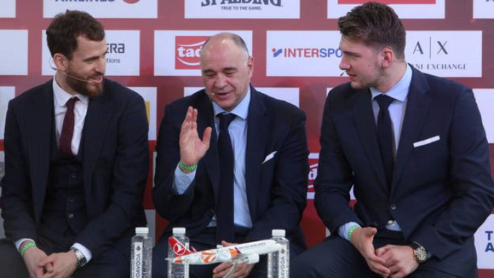 Telediario 1 - Madrid y CSKA ya respiran ambiente de Final Four