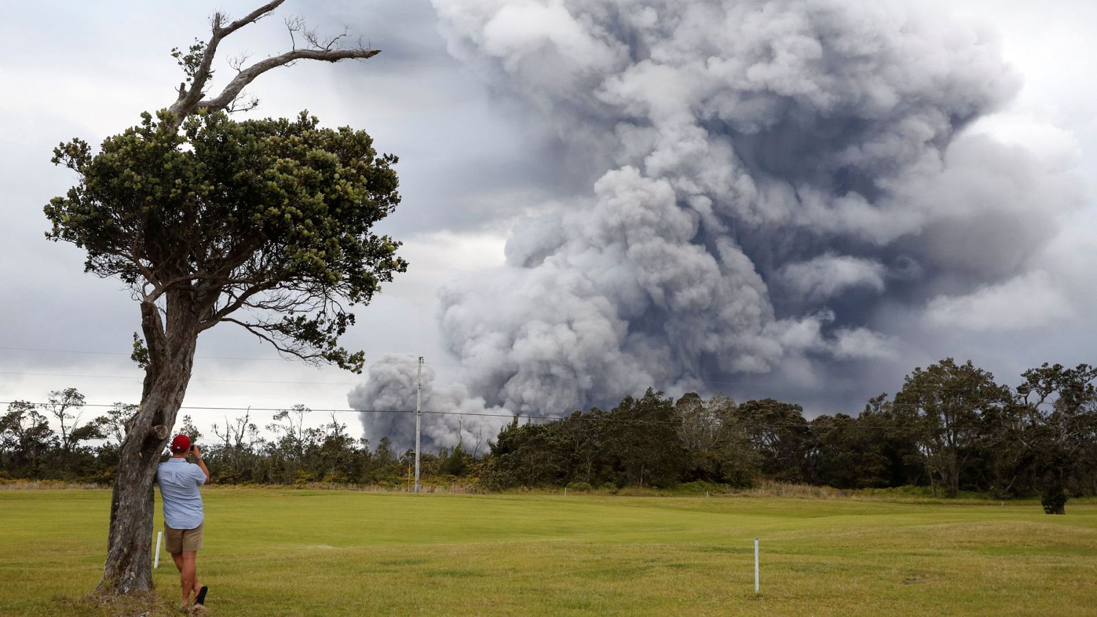 El volcán Kilauea en Hawái entra en erupción explosiva