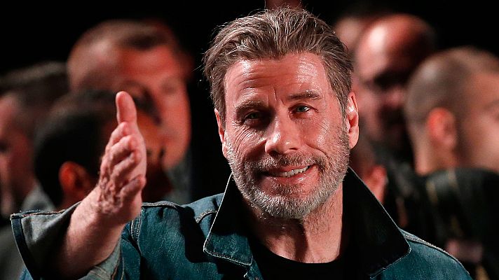 Telediario 1 - La banda sonora de 'Grease' suena en Cannes, con John Travolta, en su 40 aniversario