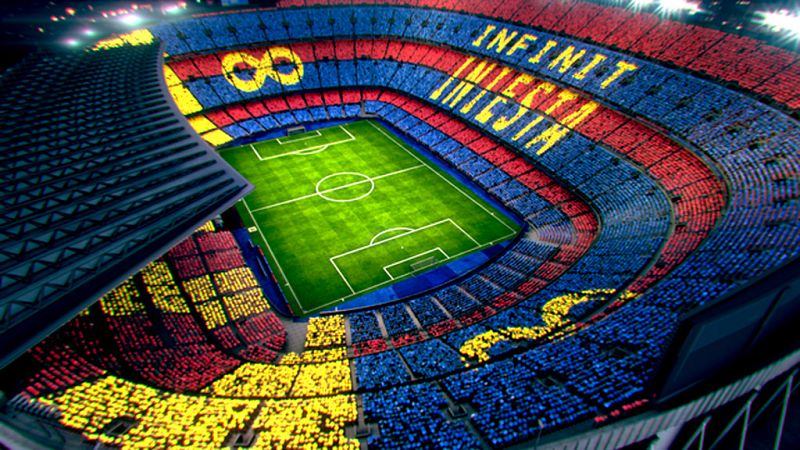El coliseo blaugrana lucirá un tifo que rezará el mensaje "Inifinit Iniesta". Además, en uno de los fondos, lucirá el dorsal del de Fuentealbilla acostado, el 8, haciendo el símbolo matemático del infinito.
