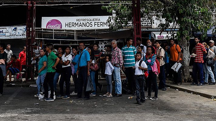 Telediario 1 - Venezuela cierra campaña en medio de su mayor crisis social y económica