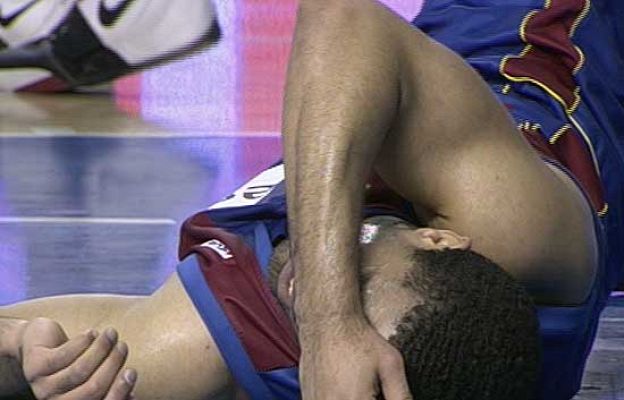 Baloncesto en RTVE - Barret se lesiona