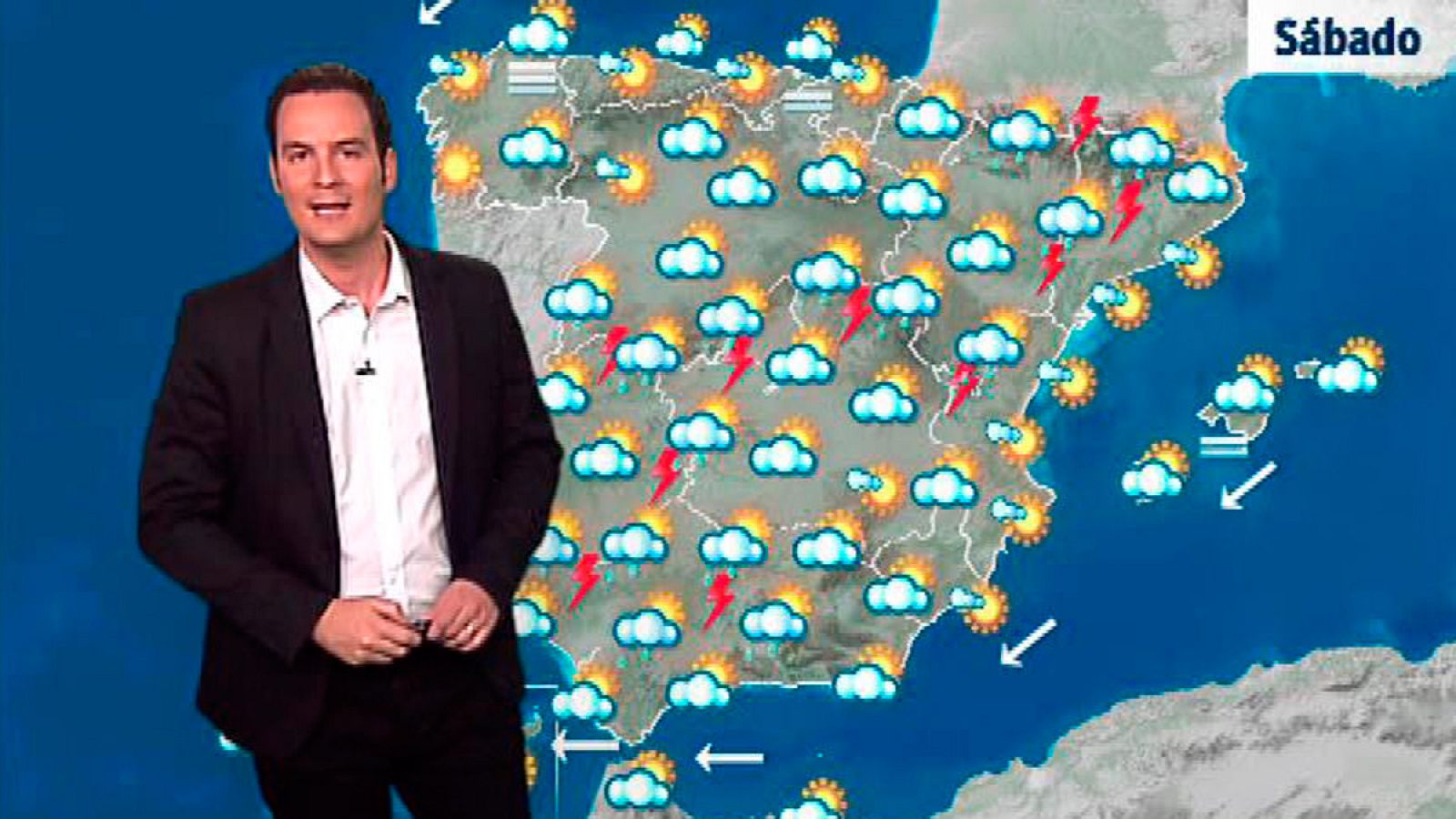 Lluvias en los sistemas Central e Ibérico, así como en Andalucía, Aragón y Cataluña