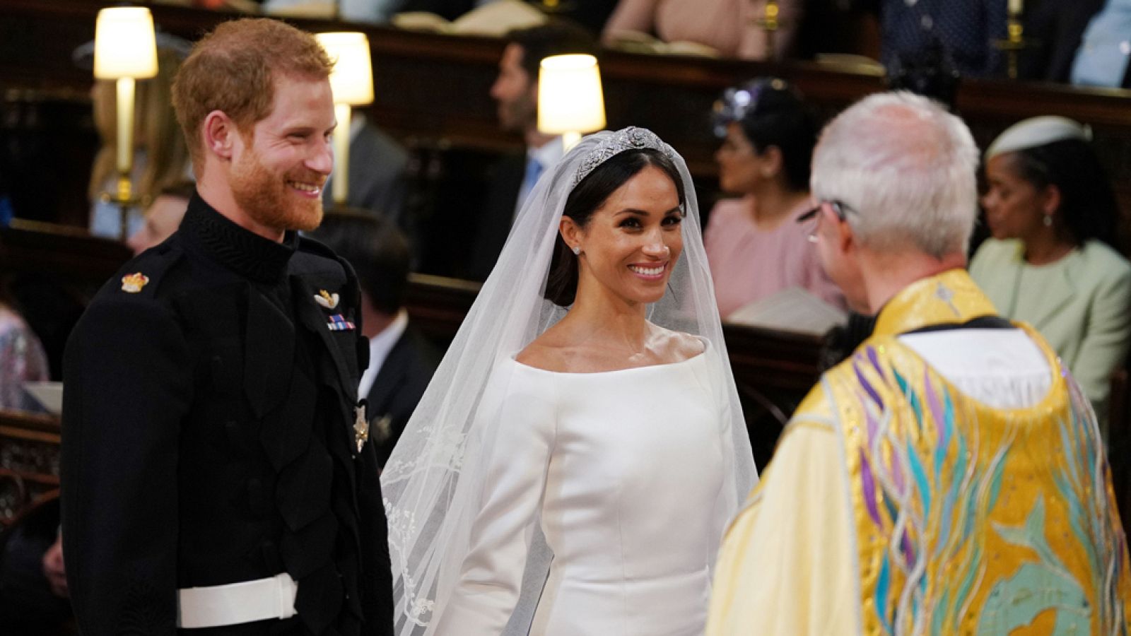 La ceremonia de la boda del príncipe Enrique y Meghan Markle