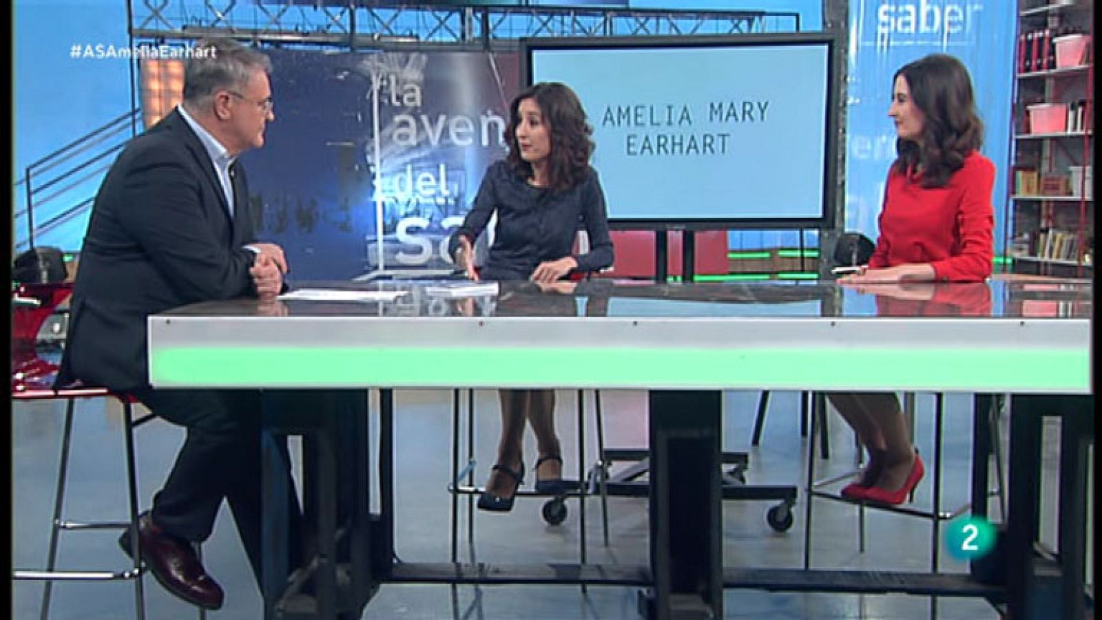 La Aventura del Saber. TVE. María y Laura Lara. La mujer y el mundo de la aviación