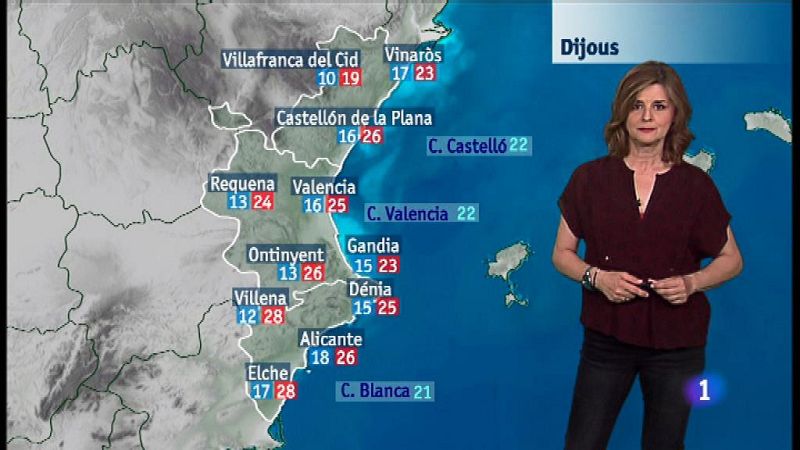 El tiempo en la Comunidad Valenciana - 23/05/18 - ver ahora