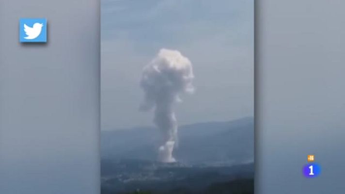 La mañana - Dos muertos en Tui tras la explosión de un almacen pirotécni