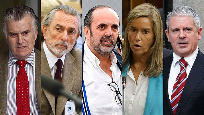 Telediario 1 - La Audiencia condena a 351 años de cárcel a 29 de los 37 acusados en el juicio por la primera época del caso Gürtel
