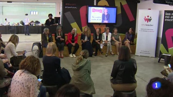 Telediario 1 - RTVE se ha adherido a la plataforma Sheleader