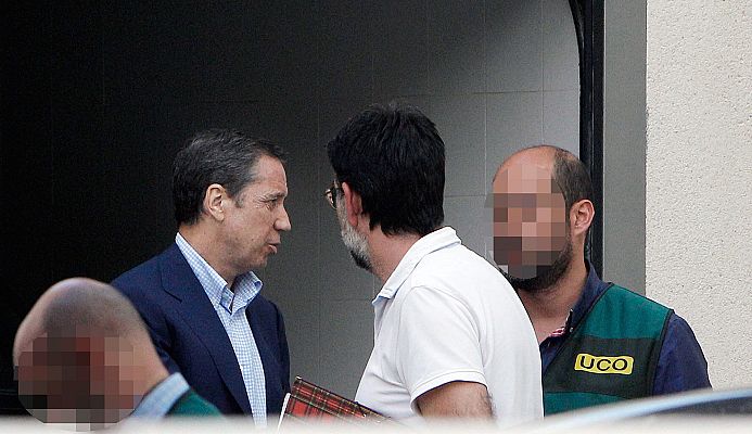 Telediario 1 - Decretada prisión incondicional sin fianza para Eduardo Zaplana por el caso Erial