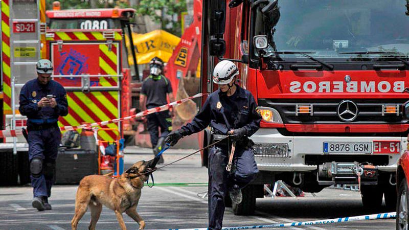Localizado el cadáver del segundo desaparecido en el edificio derrumbado en Madrid