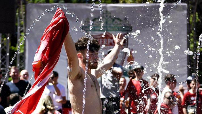 Telediario 1 - Concordia entre los aficionados en Kiev