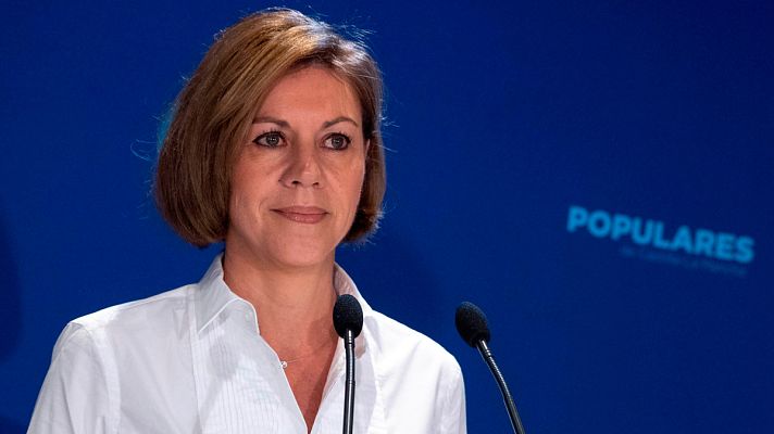 Informativo 24h - Cospedal pide a Ciudadanos que no sea "muleta" del PSOE, "que siempre ha dejado a España en la ruina"