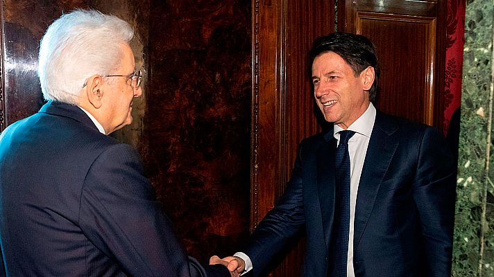 Telediario 1 - El jurista Guiseppe Conte renuncia a formar gobierno en Italia