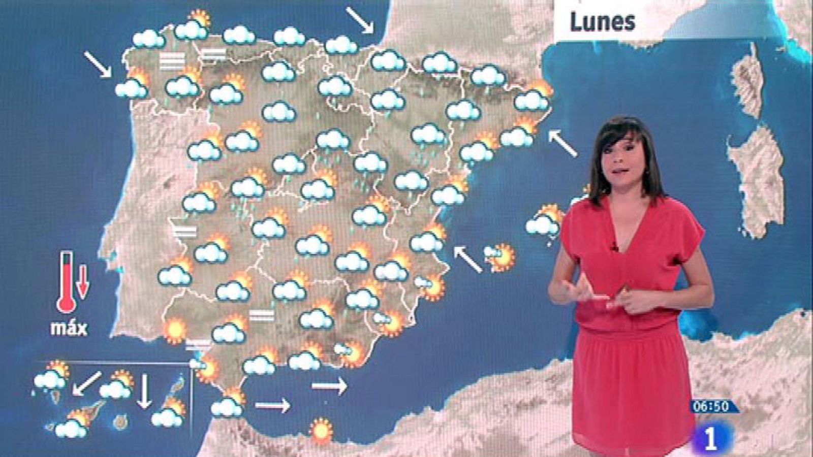 Este lunes habrá lluvias en casi toda España, salvo en el sur y Canarias