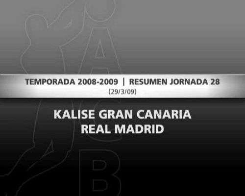 Baloncesto en RTVE - Kalise GC 72-68 Real Madrid