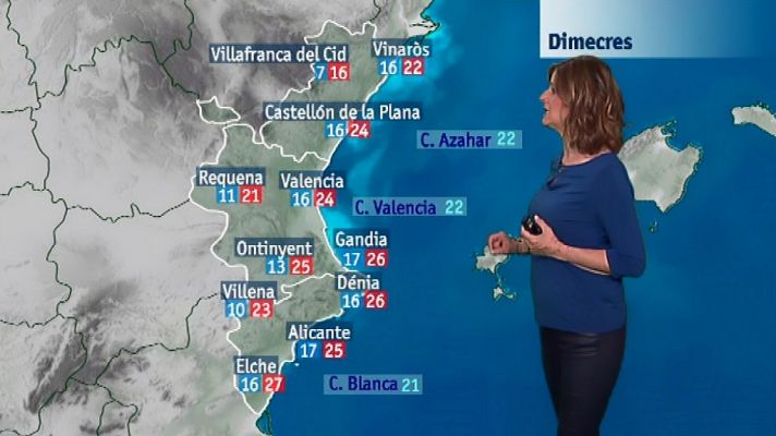 L'informatiu - Comunitat Valenciana - El tiempo en la Comunidad Valenciana - 29/05/18