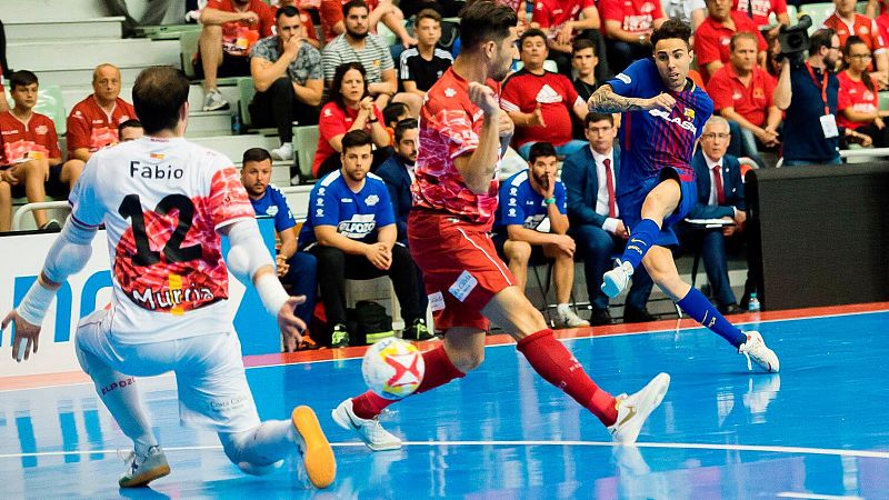 LNFS. Semifinales. El Barça vence 2-4 a ElPozo y pasa a la gran final | Ver