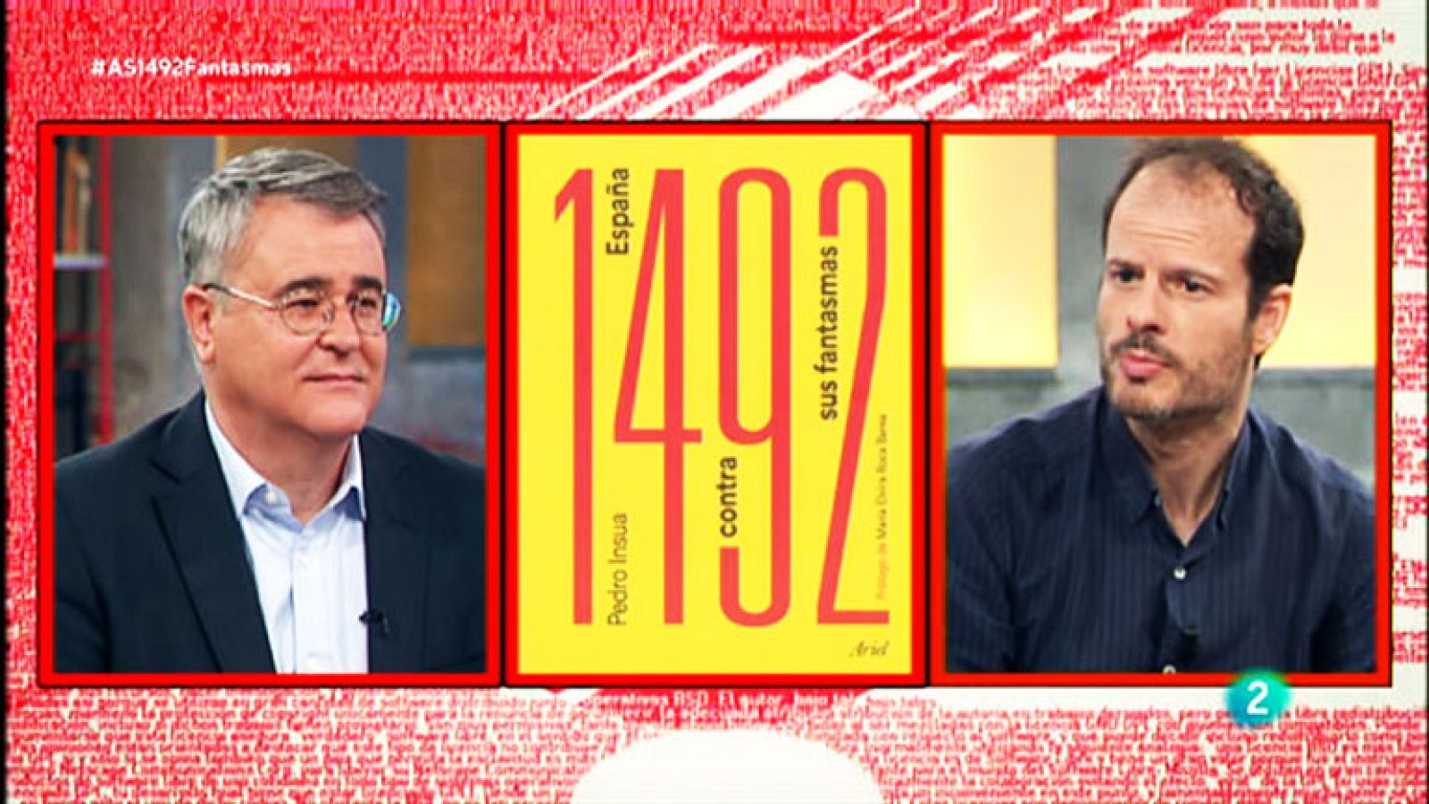 La aventura del saber TVE Pedro Insua  'España contra sus fantasmas'. Salvador Gómez Valdés entrevista con profesor de Filosofía