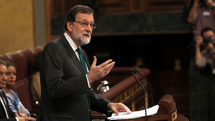 Informativo 24h - Rajoy a Podemos sobre los Presupuestos: "se los van a tener que comer con patatas"