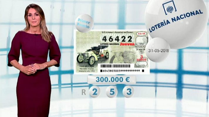 Loterías - Lotería Nacional + La Primitiva + Bonoloto - 31/05/18