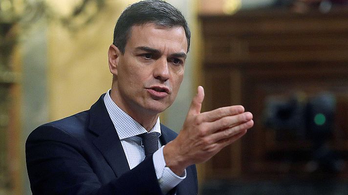 Especiales informativos - Sánchez muestra a Rajoy su "respeto como expresidente de España"