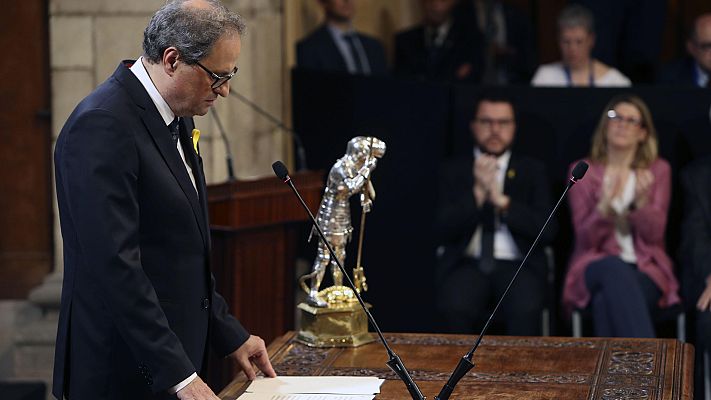  - Discurso íntegro de Quim Torra en el acto de posesión del Govern