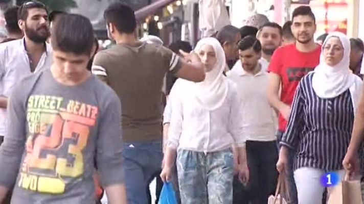 Telediario 1 - Así es la situación de los refugiados en Alemania