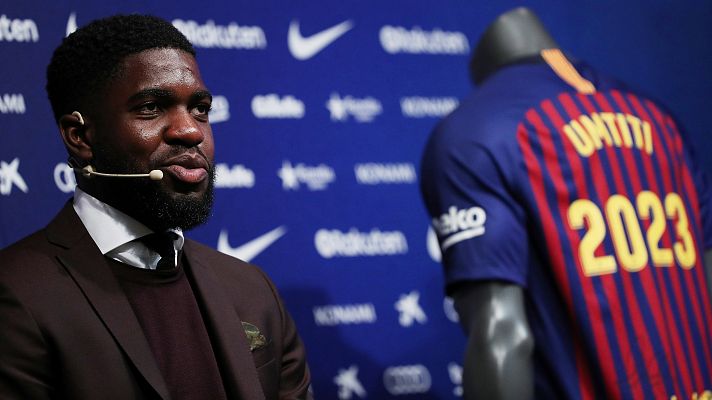 Telediario 1 - El Barcelona renueva y blinda a Umtiti