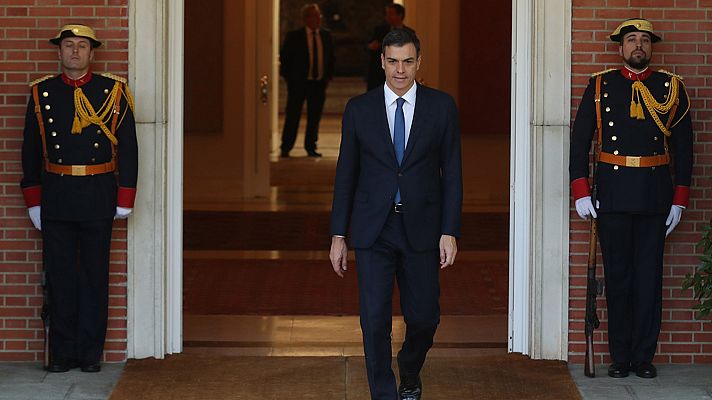 Telediario 1 - Pedro Sánchez confia a mujeres la vicepresidencia y la mayoría de las carteras económicas