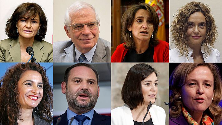 Telediario 1 - Las caras del Gobierno de Pedro Sánchez