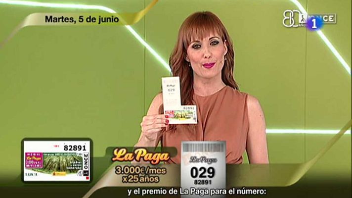 Sorteos ONCE - Sorteo ONCE - 05/06/18