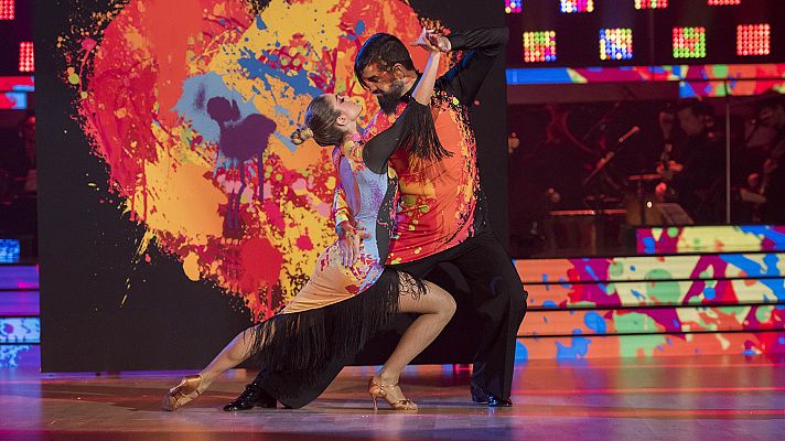 Bailando con las estrellas - Manu Sánchez y Mireia bailan "Somebody that i used to know"