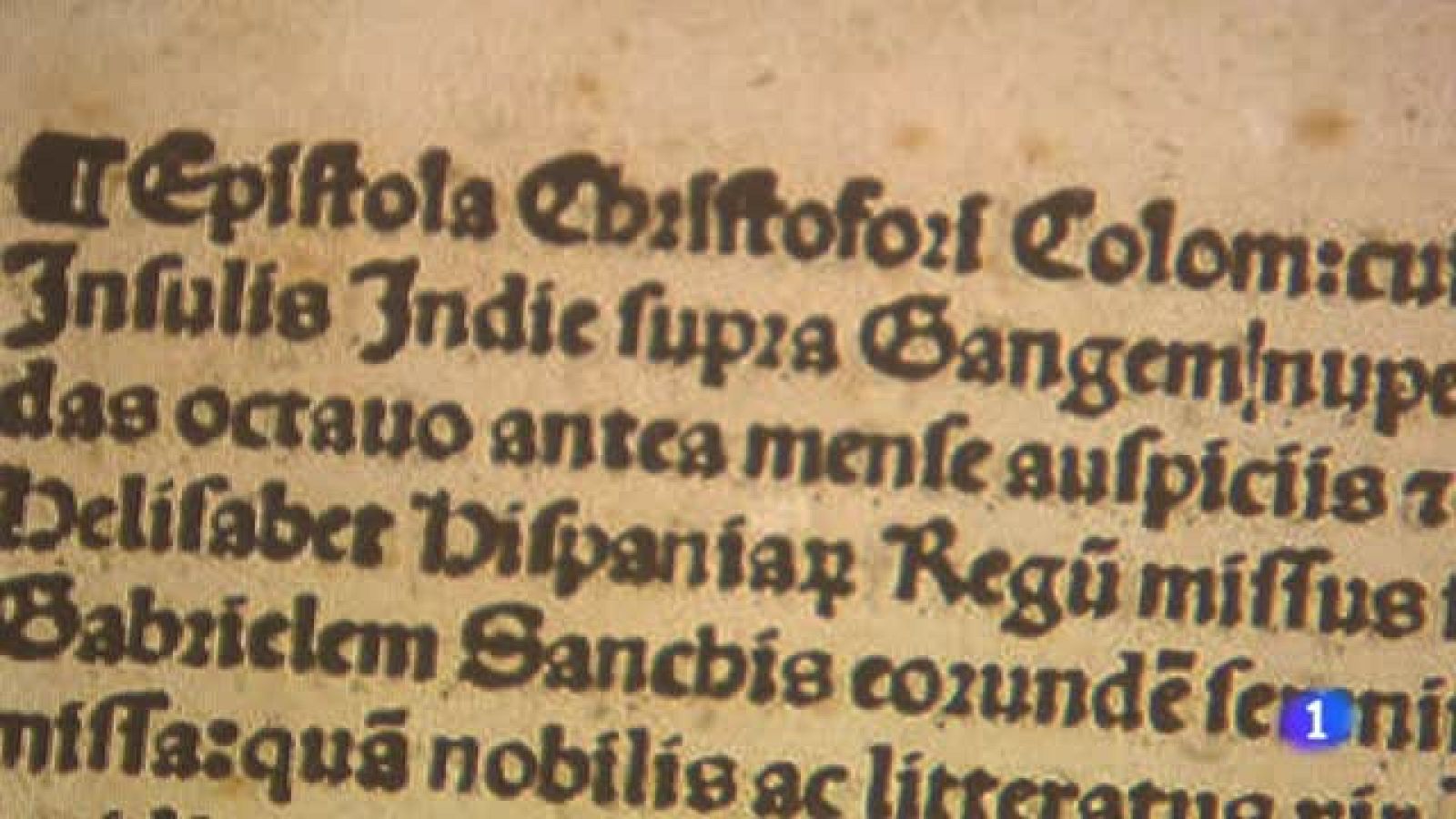 EE.UU. devuelve a España la carta de Colón que anunciaba el descubrimiento de América | Ver