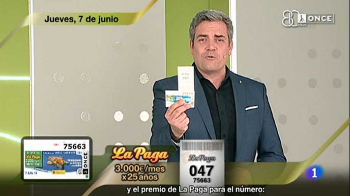 Sorteos ONCE - Sorteo ONCE - 07/06/18