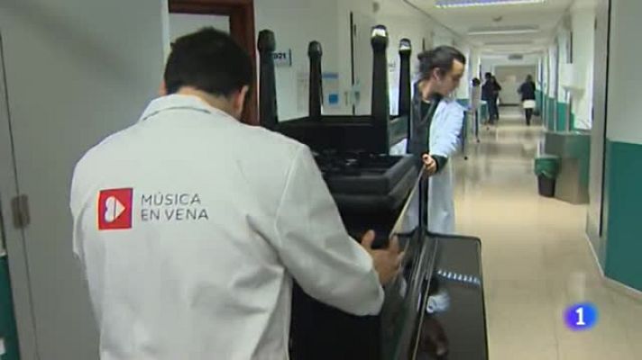 Telediario 1 - Escuchar música en la UCI puede tener efectos positivos