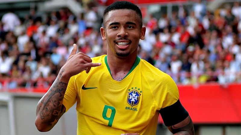 Gabriel Jesús adelanta a Brasil frente a Austria (1-0)