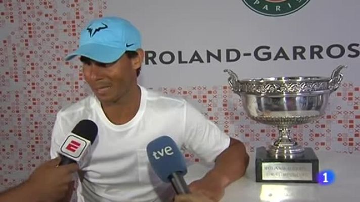 Telediario 1 - Nadal: "Ha sido muy especial, vengo de una época mala"
