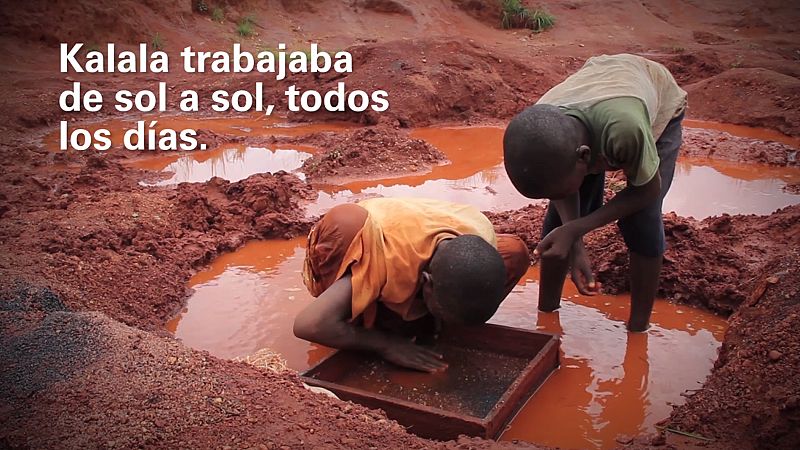 Kalala, 12 años: "Tenía cinco años cuando comencé a trabajar en las minas de diamantes"