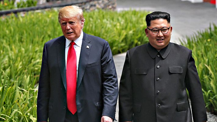 14H - Cumbre histórica entre Donald Trump y Kim Jong-un en Singapur