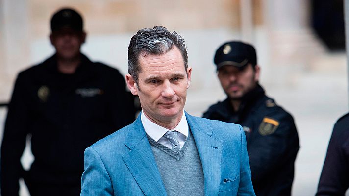 Telediario 1 - El Supremo rebaja la pena a Urdangarin pero le aboca a ir a prisión