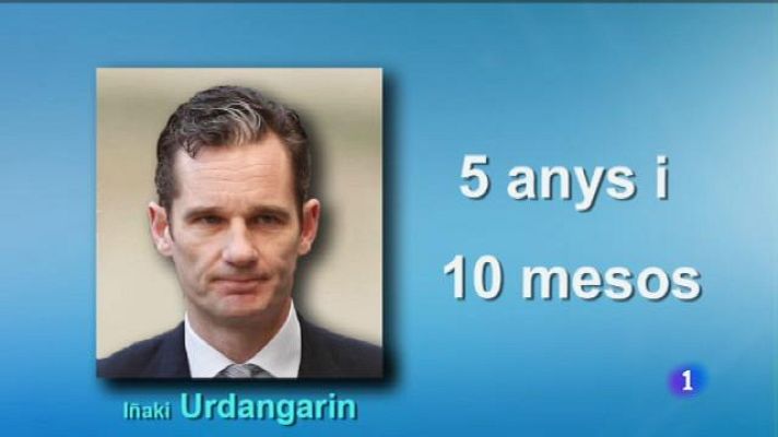 Informatiu Balear - Ratificada la condemna de presó a Urdangarin, Torres i Matas
