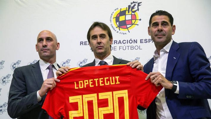 Telediario 1 - Lopetegui deja la Roja 20 días después de su renovación