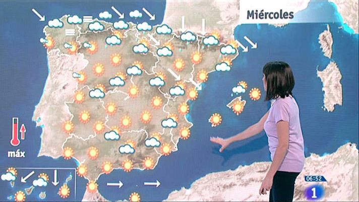 El tiempo - Este miércoles habrá fuertes lluvias en Pirineos y Girona y viento en el Cantábrico