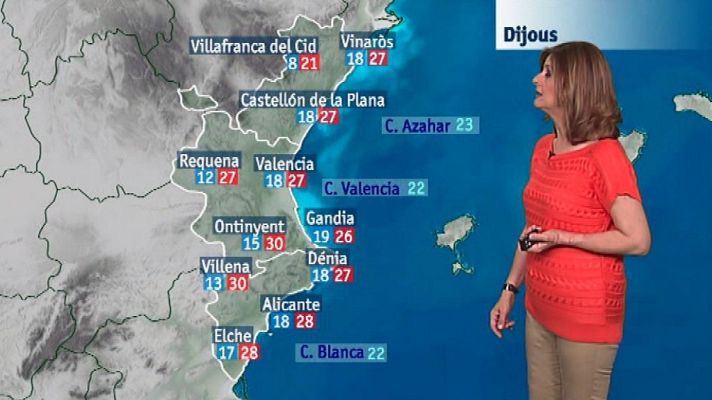 L'informatiu - Comunitat Valenciana - El tiempo en la Comunidad Valenciana - 13/06/18